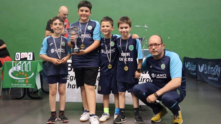 Abadiño Mahai Tenis Klubeko umeek hainbat domina lortu dituzte Bizkaiko txapelketan