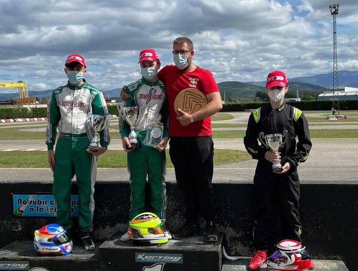 Ioritz Zalloetxebarria zornotzarrak garaipenarekin hasi du kart-en Gaztela Leongo txapelketa