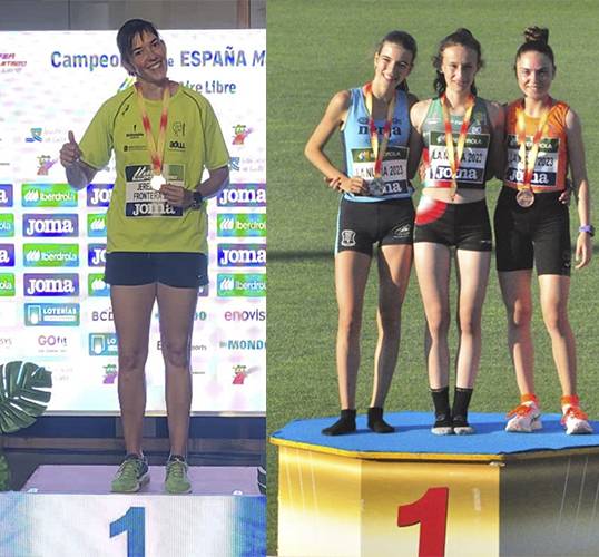 Bidezabal taldeko hainbat atleta bikain aritu dira Espainiako txapelketetan