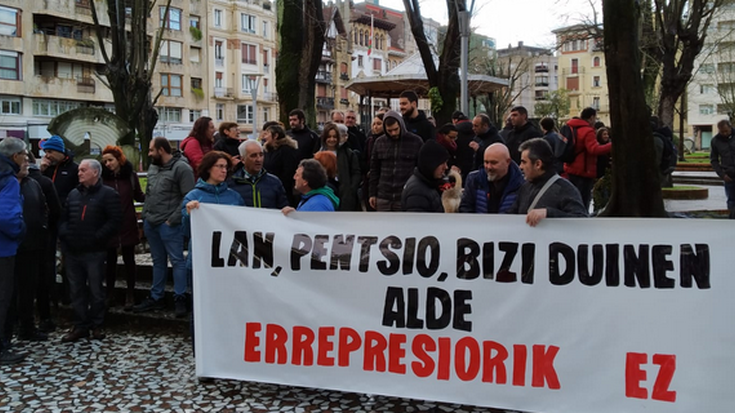 Urtarrileko grebako gertaeren harira, gazte batek Durangoko epaitegian deklaratu du