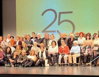 Elorrioko Merkatarien Elkarteak 25 urteko bidea ospatu du Arriolan