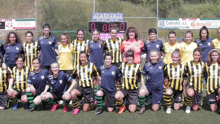 Lagunarteko futbol partiduan 1.000 euro inguru batu dituzte Biak Bat klubaren alde