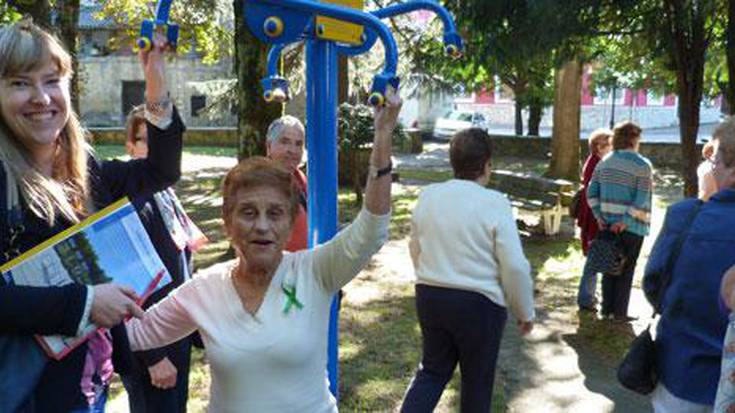 Zaharrentzako ariketa-aparatuak ipini dituzte Aldatsekuan