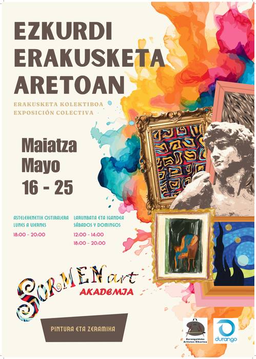 Pintura eta keramika erakusketa kolektiboa