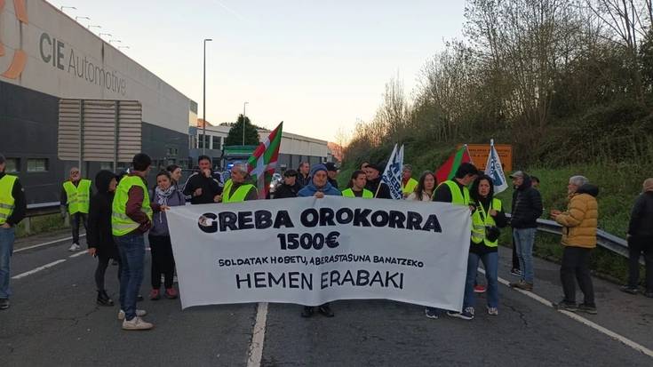 [ARGAZKI GALERIA]: Greba "jarraipen oso zabala" izaten dabil eskualdean, sindikatuen arabera