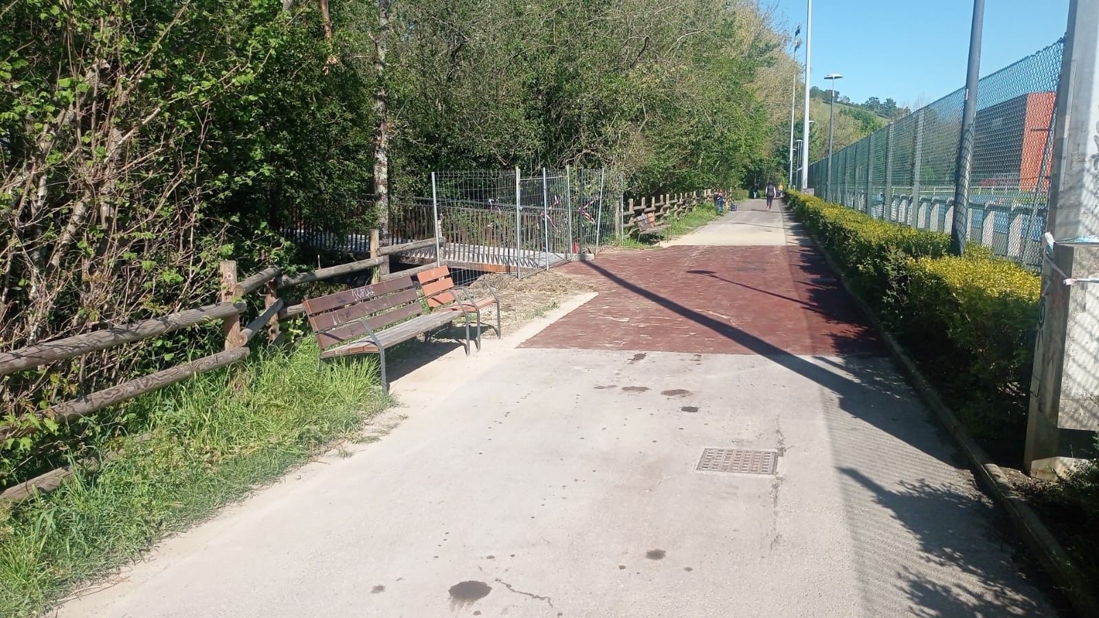 Landako bidegorria zabalik dago berriro