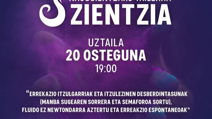 Nagusientzako zientzia tailerra