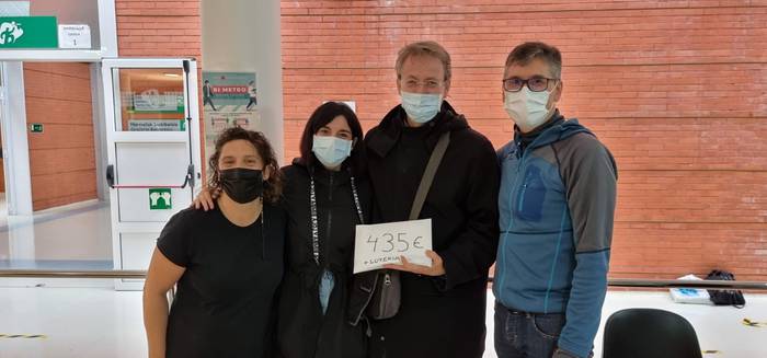 Txikigym jaialdian 435 euro batu dituzte Sindrome 4P elkartearentzat