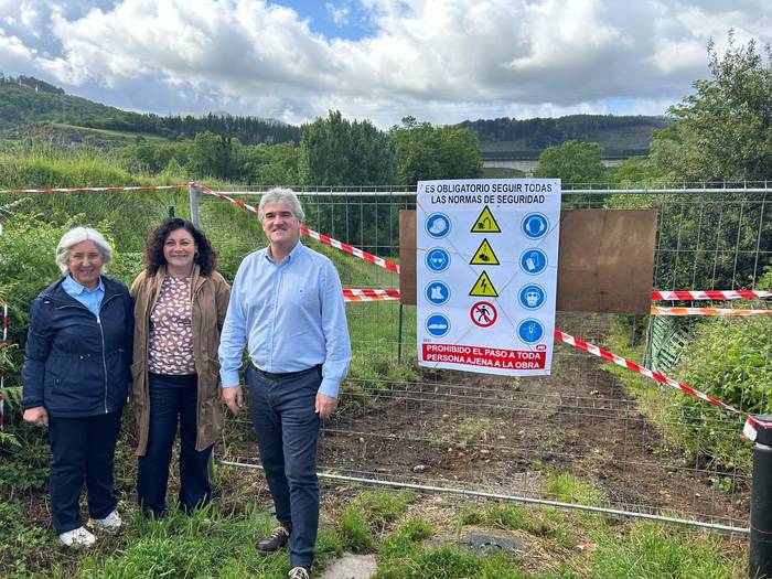 Zubikurtze, Zubipunte eta Zubizala auzoak lotuko dituen oinezkoen ibilbidearen lanak hasi dituzte