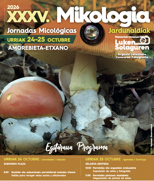 XXXV. Mikologia Jardunaldiak