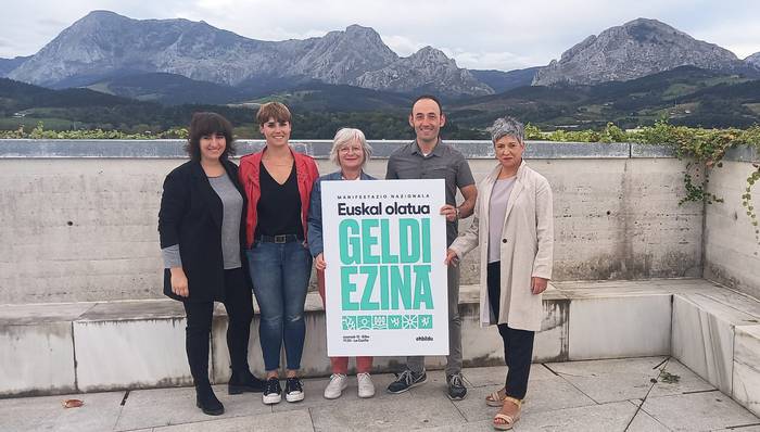 Durangaldeko EH Bilduk zapatuan Bilbon egitekoa den manifestaziora joatera deitu du