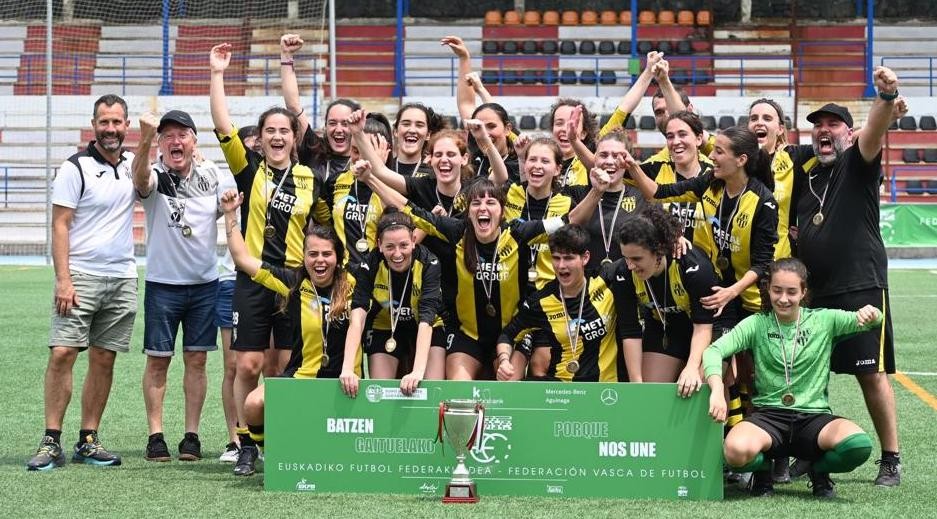 Elorrio Futbol Taldea Euskal Kopako txapeldun