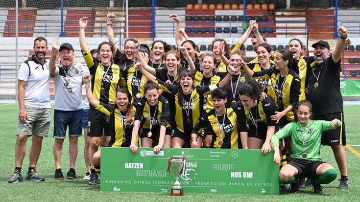 Elorrio Futbol Taldea Euskal Kopako txapeldun