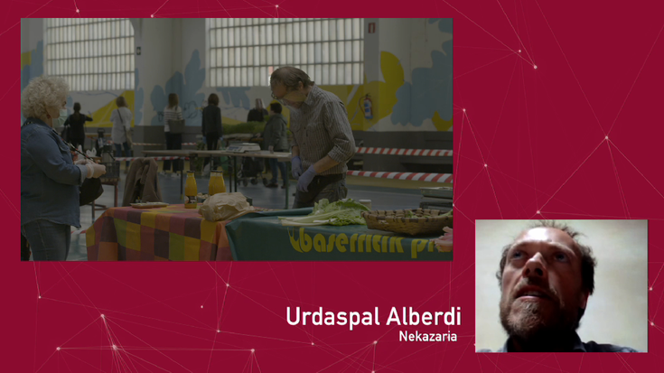 Urdaspal Alberdi: "Jende asko ibili zen zapatuko azokan, eta asko bezero berriak ziren"