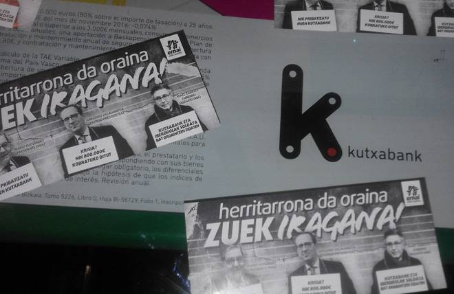'Cabiezes auzia' dela eta, ekintza burutu du Durangoko Ernaik