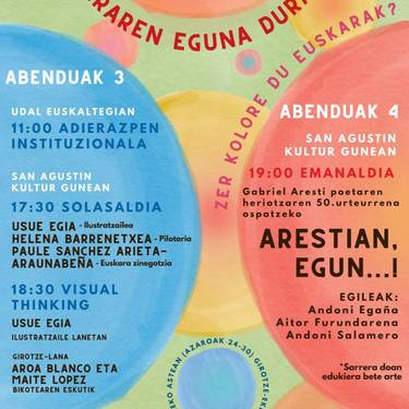 Euskararen egungo testuinguruan dituen erronka eta aukerei buruzko solasaldia