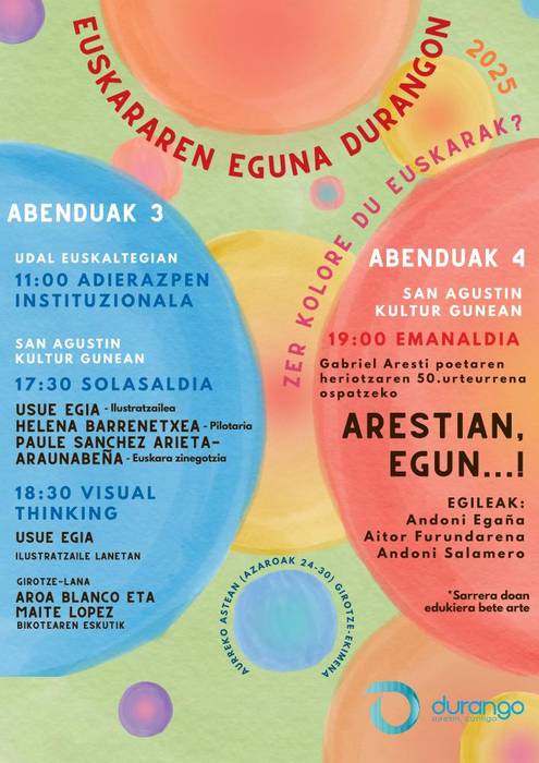 Euskararen egungo testuinguruan dituen erronka eta aukerei buruzko solasaldia