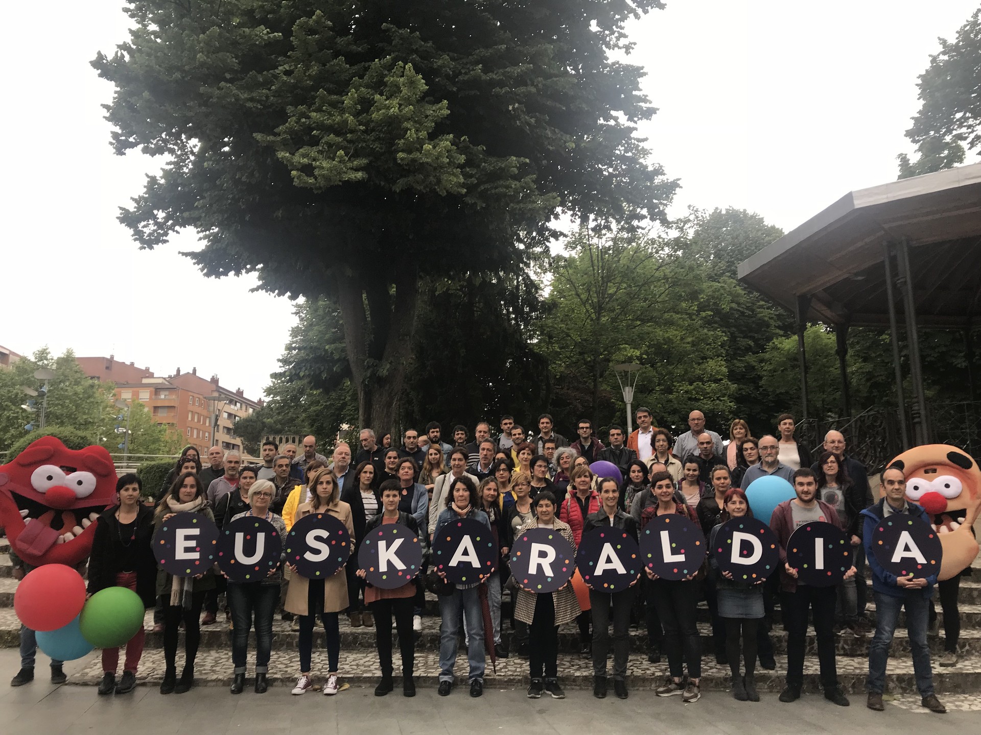 Euskaraldiari babesa adierazi diote Durangaldean