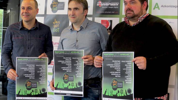 Pintxo lehiaketa antolatu dute Durango eta Iurretako 21 tabernatan