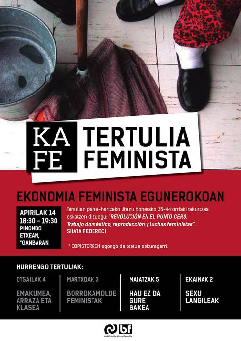 Kafe tertulia feminista eguenean