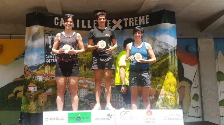 Zutoia Odriozola eta Olatz Aizpitarte elorriarrak podiumera igo dira Isabako Cannelle Trailean