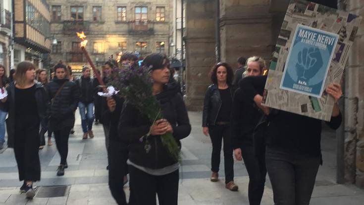 Urruñako hilketa salatzeko manifestazioa egin dute Durangon