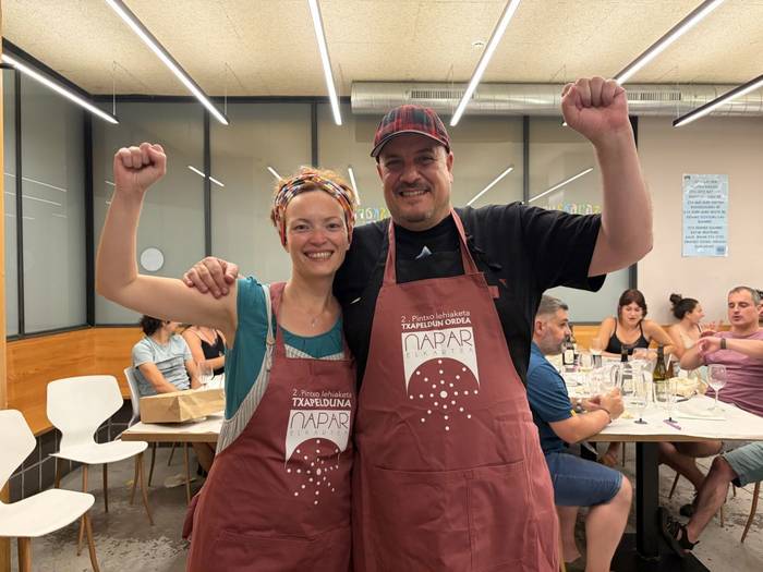 "Oso pozik gaude pintxo dueluan egindako lanagaz; hasieratik horixe zen helburua"