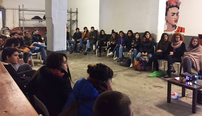 Sorginola Gaztetxean joan zen barikuan eraso matxista bat gertatu zela salatu dute