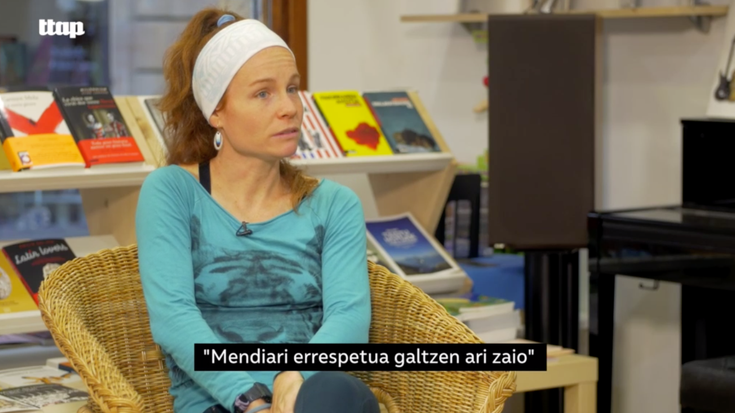 [BIDEOA]: Oihana Azkorbebeitia Ttap aldizkari multimedian elkarrizketatu dute
