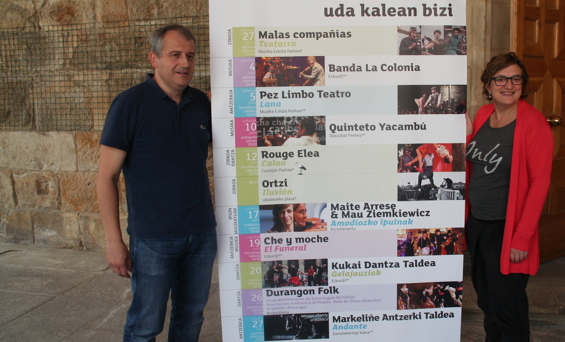 Kulturguneko programazioari jarraipena emateko arte eszenikoen 10 emanaldi, kalean