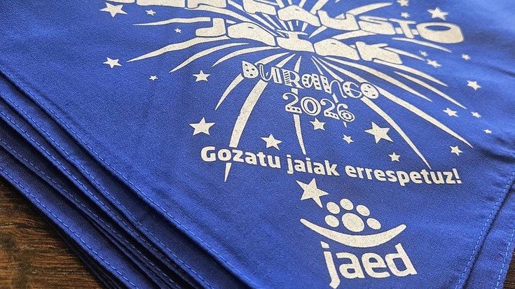 JAEDen sanfaustoetako zapi solidarioak, salgai