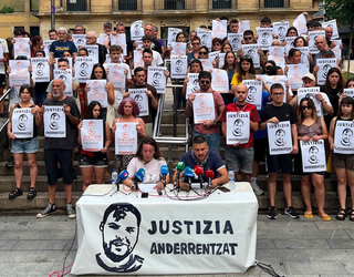 Ander gazte santurtziarraren auzia berbagai, gaur, Durangoko gaztetxean