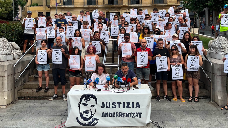 Ander gazte santurtziarraren auzia berbagai, gaur, Durangoko gaztetxean