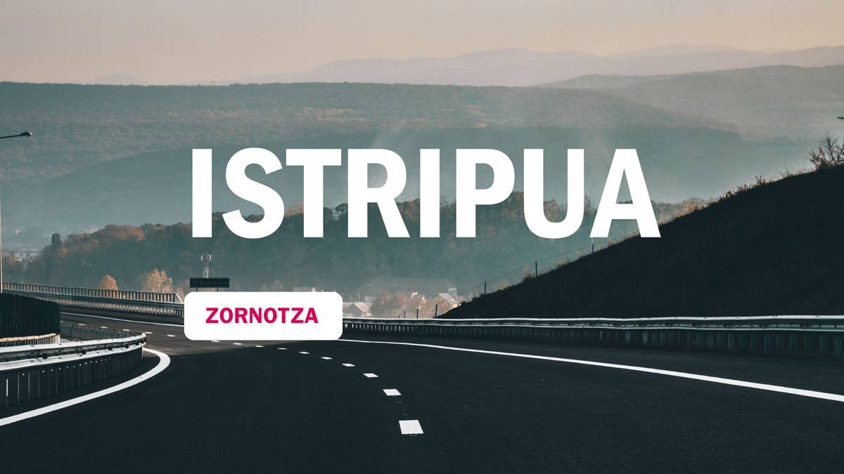 Kotxe eta kamioi baten arteko istripua gertatu da Zornotzan
