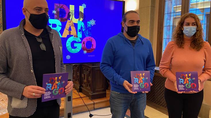 40 kultura ekitaldi sendoz jantzita dator Durangoko Gabonetako egitaraua