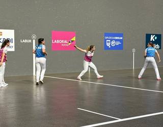 Ainhoa Ruiz de Infantek eta Nora Mendizabalek ezin izan dute Binakako Txapelketa Nagusiko finalera sailkatu