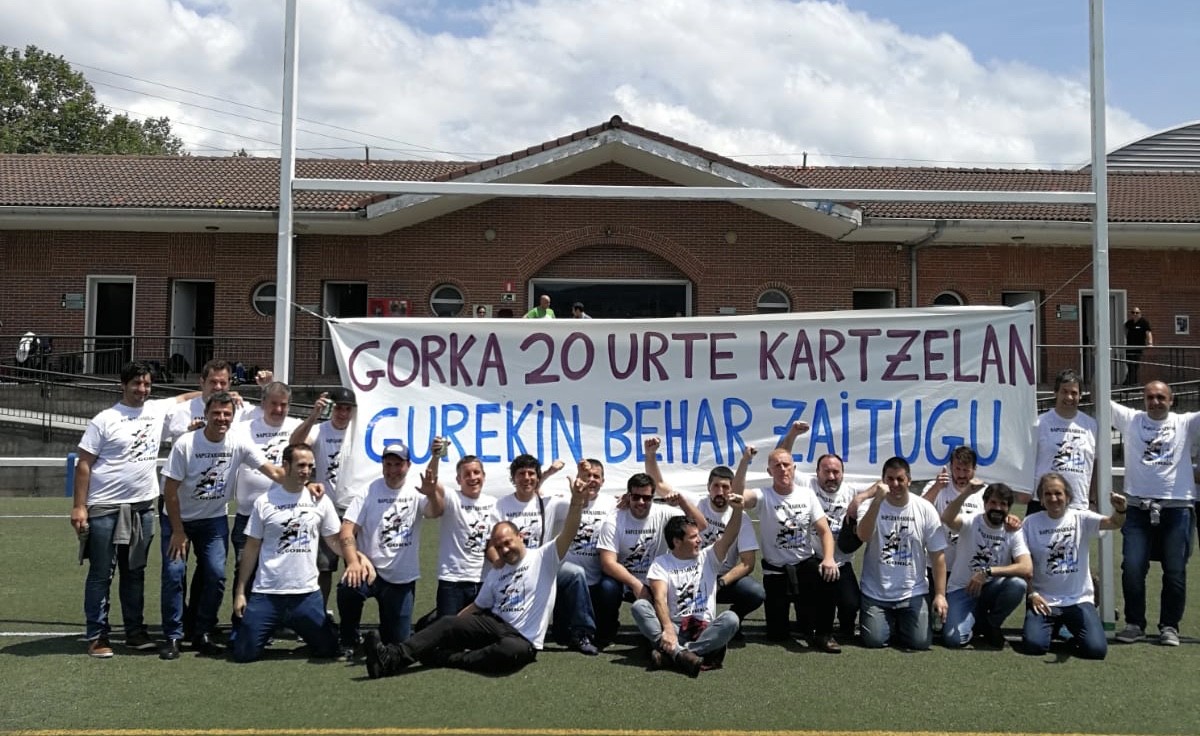 DRTko jokalariek Gorka Fraile gogoan izan dute