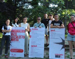 [EGITARAUA] Durangaldeko GKS eta IASek udako martxa aurkeztu dute Elorrion
