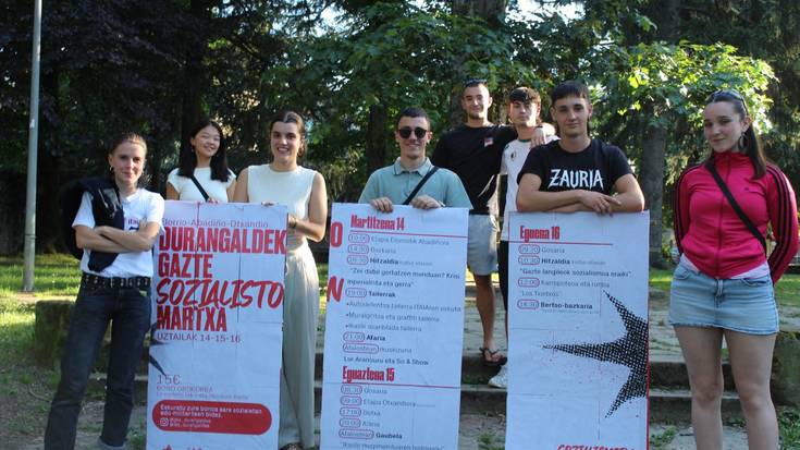 [EGITARAUA] Durangaldeko GKS eta IASek udako martxa aurkeztu dute Elorrion