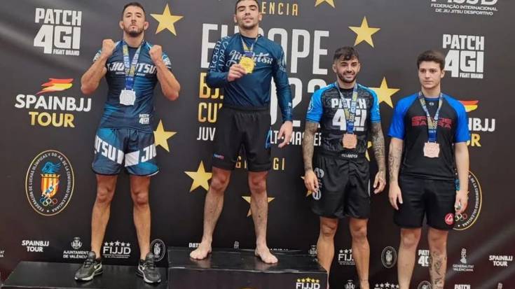 Eneko Diez durangarrak urrezko domina bi eskuratu ditu Europako Txapelketan