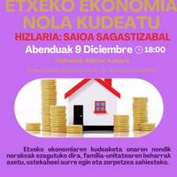 'Etxeko ekonomia nola kudeatu'