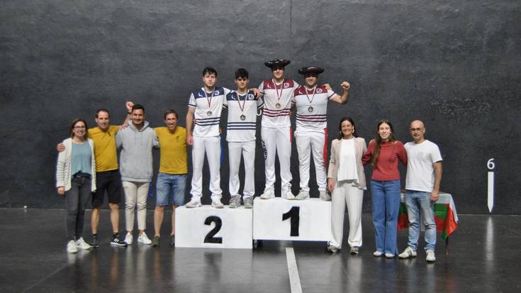 Celaya-Unda bikotea txapeldun Euskal Jai zesta-punta txapelketan