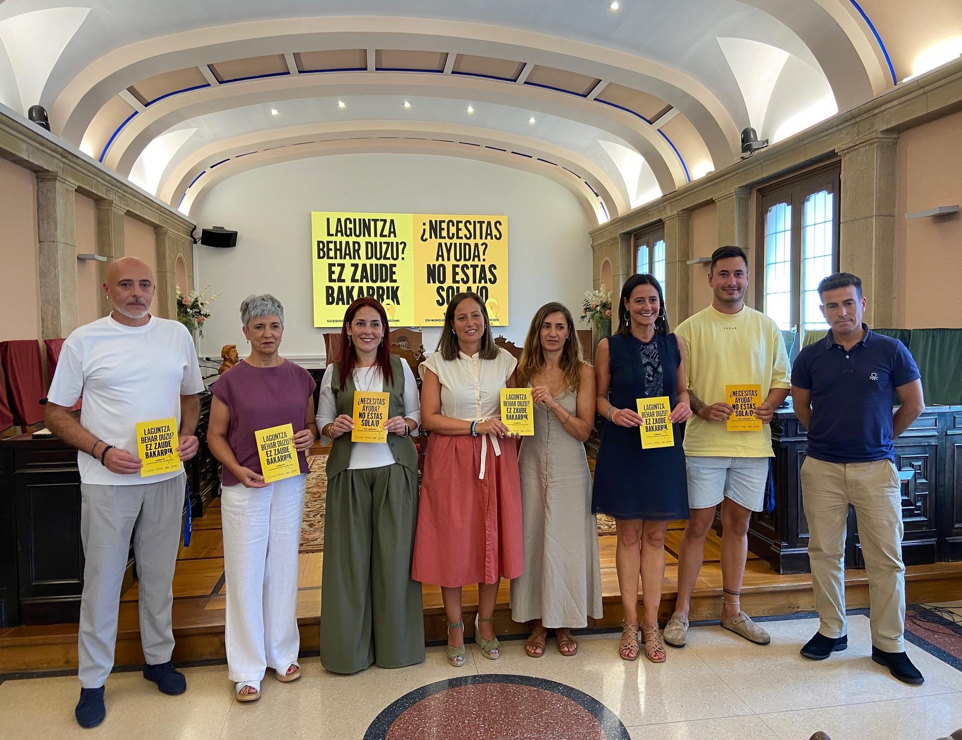 Suizidioaren narratiba aldatzeko hainbat ekitaldi Durangon