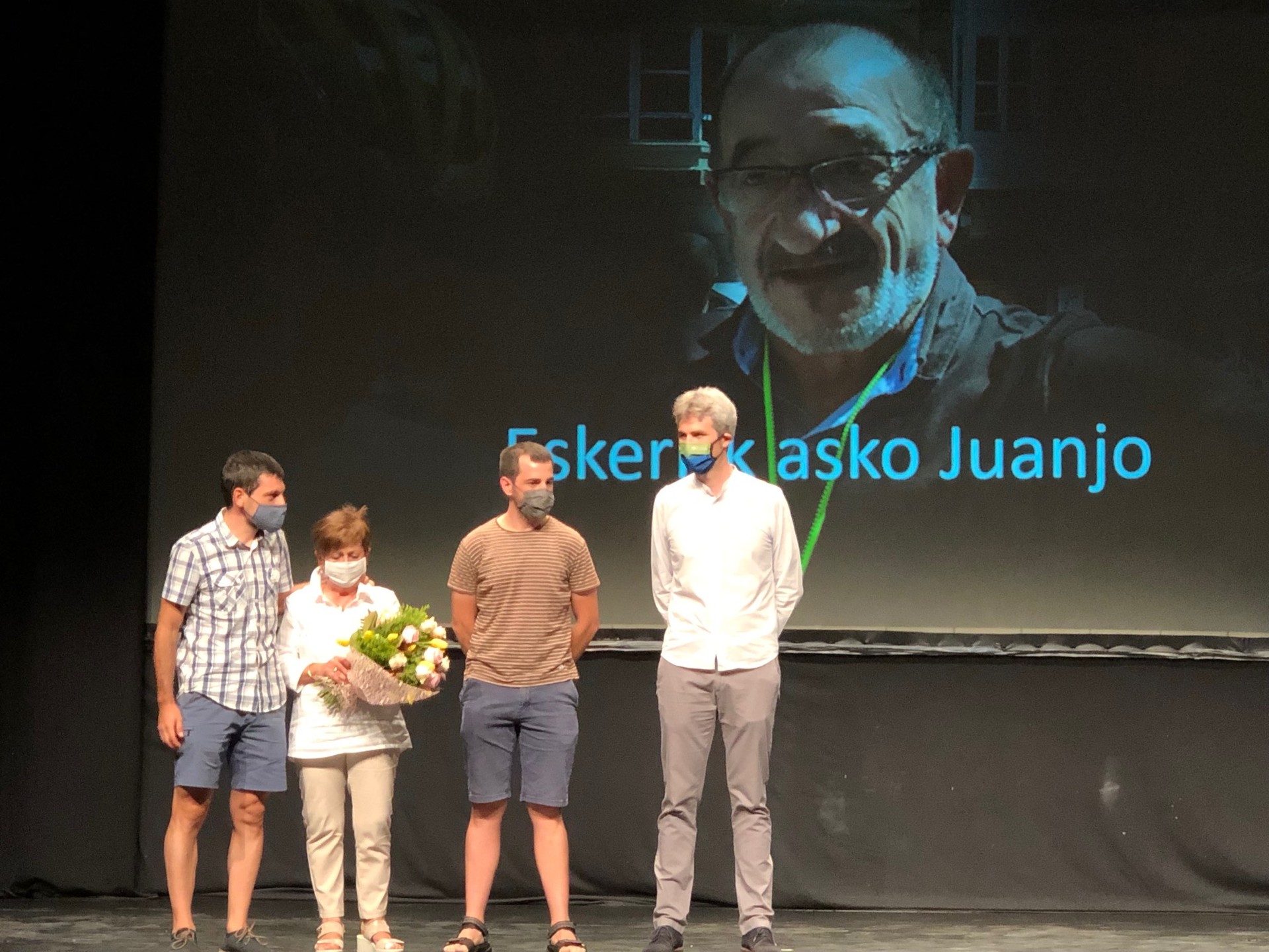Juanjo Bilbao gogoratu zuten atzo, Durango-Durango klasikoa aurkezteko ekitaldian
