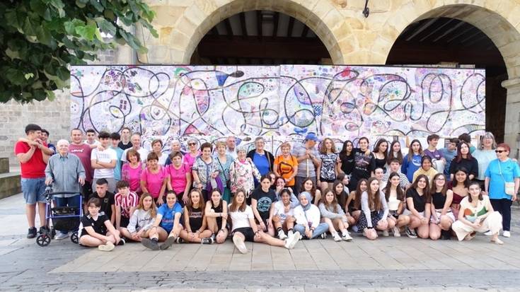 'Belaunaldi artean' programa partaide berrien bila Elorrion