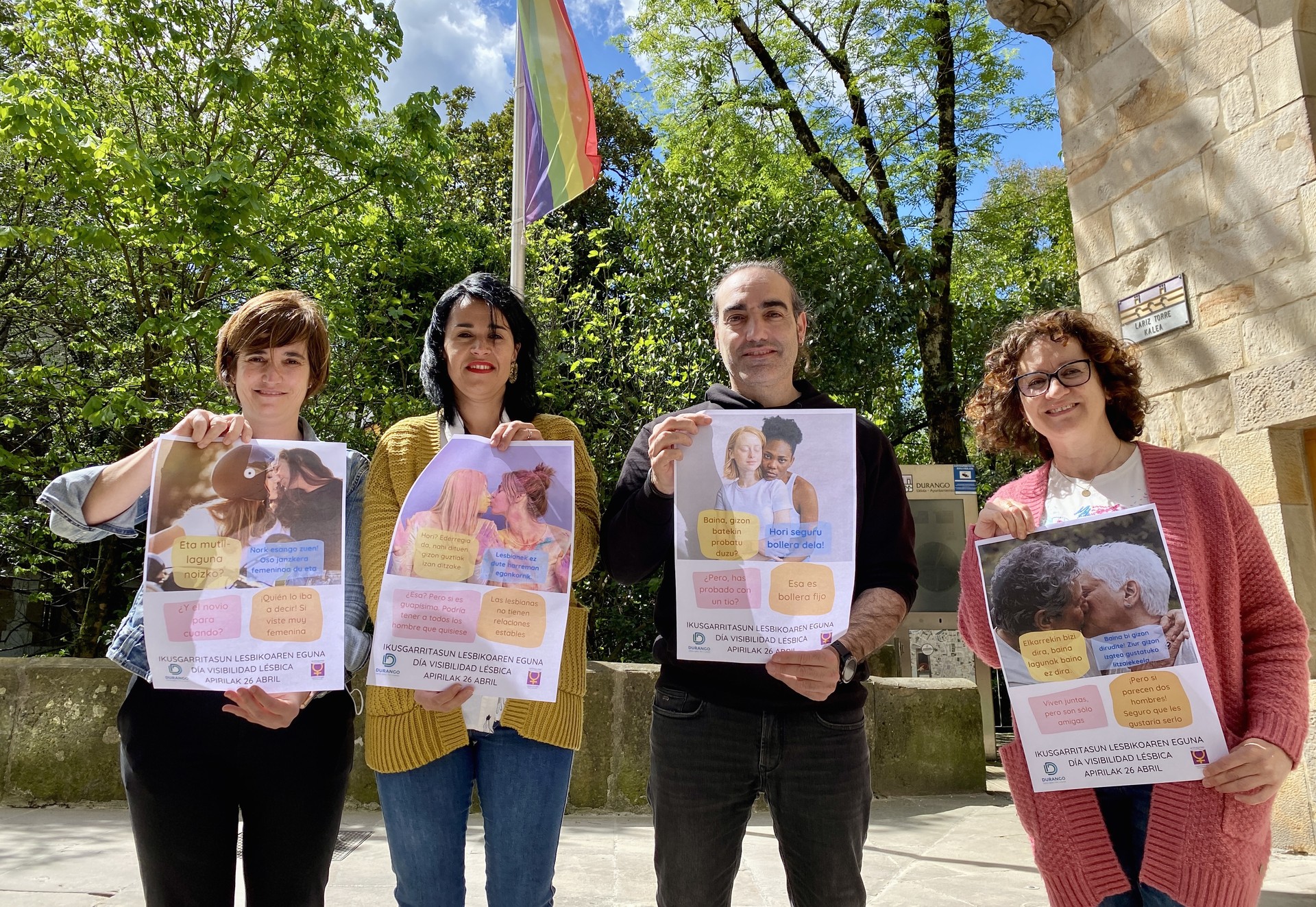 Durangoko Udalak Homofobia, Transfobia eta Bifobiaren aurkako ekimenak antolatu ditu