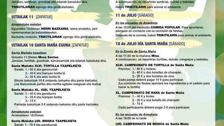 Santa Marina Jaiak