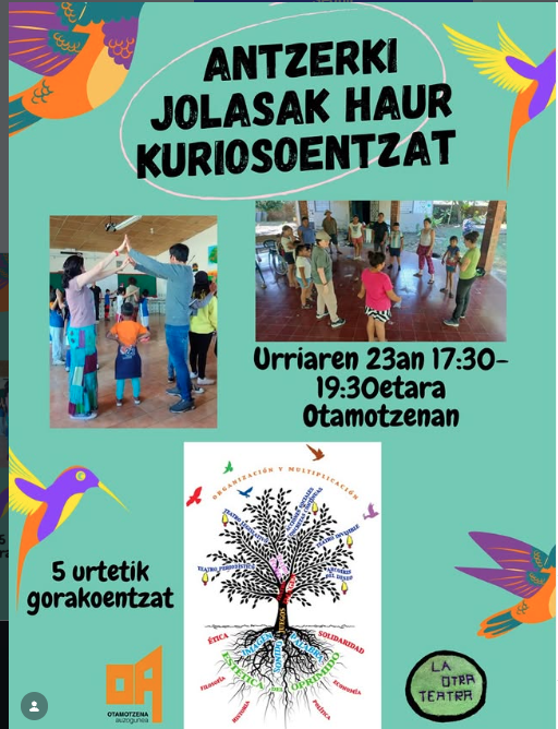 Umeentzako antzerki jolasak