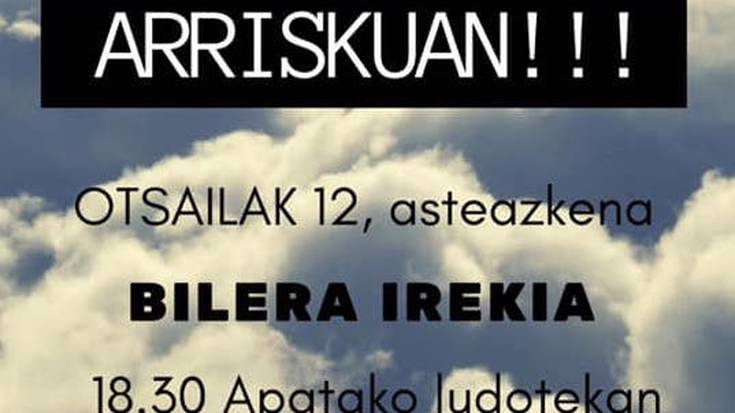 Marixurrike "desagertzeko arriskuan" dagoela eta batzar irekia antolatu dute Atxondon