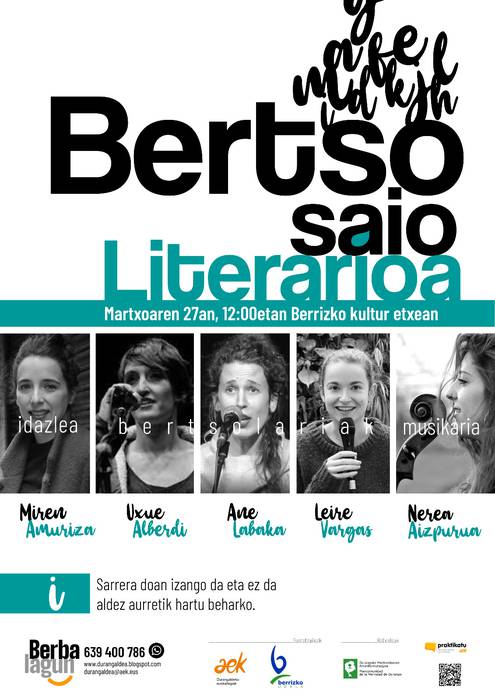 Bertso saio literarioa